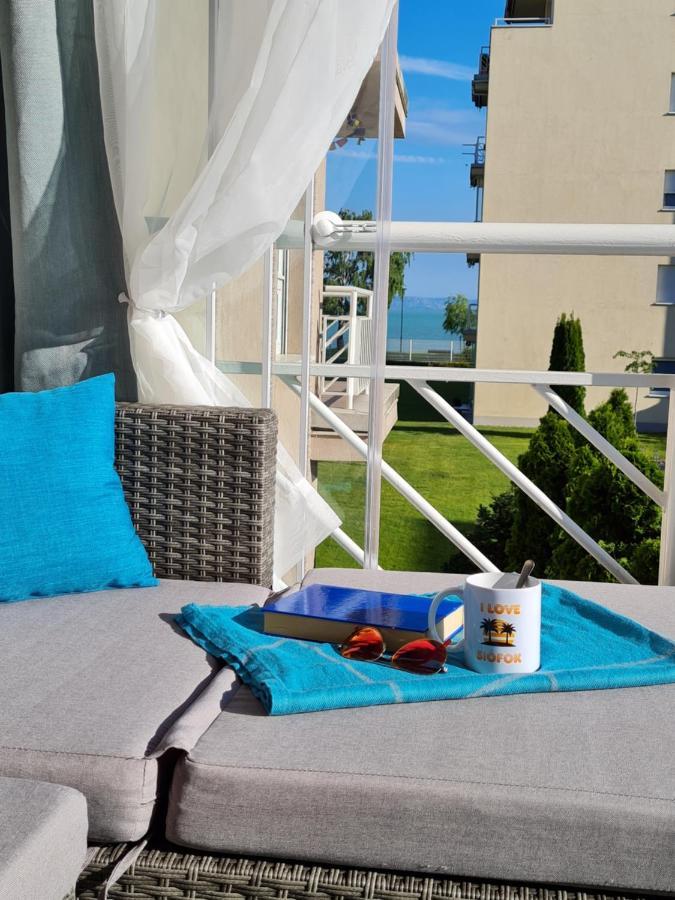 Eda Beach Apartman Siófok Esterno foto